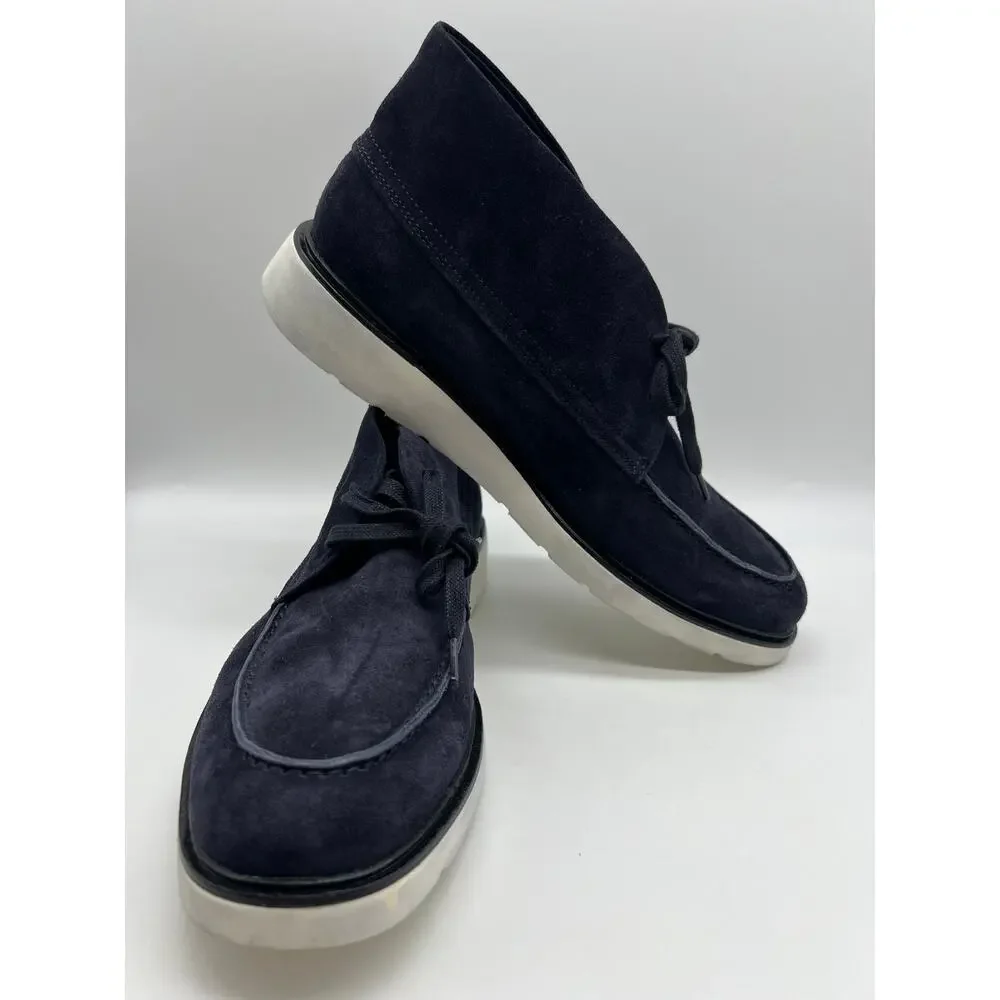 Vince Wayde Suede Chukka Boot Coastal Navy Men's Size 9.5M.